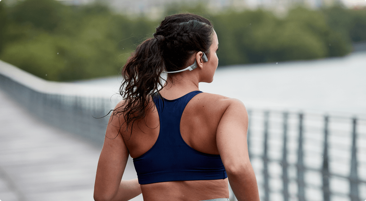 open ear headphones for running